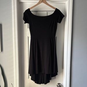 Elegant Black High Low Dress for Women